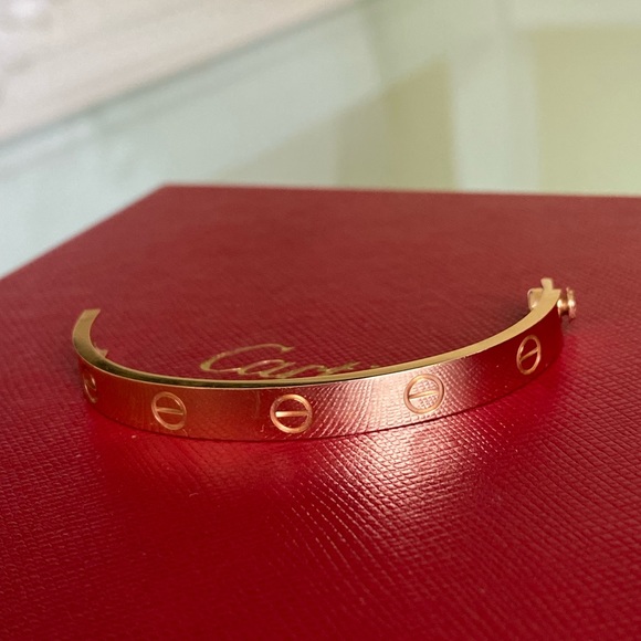 Cartier Love Bracelet in Rose Gold, Brand New - Picture 5 of 7